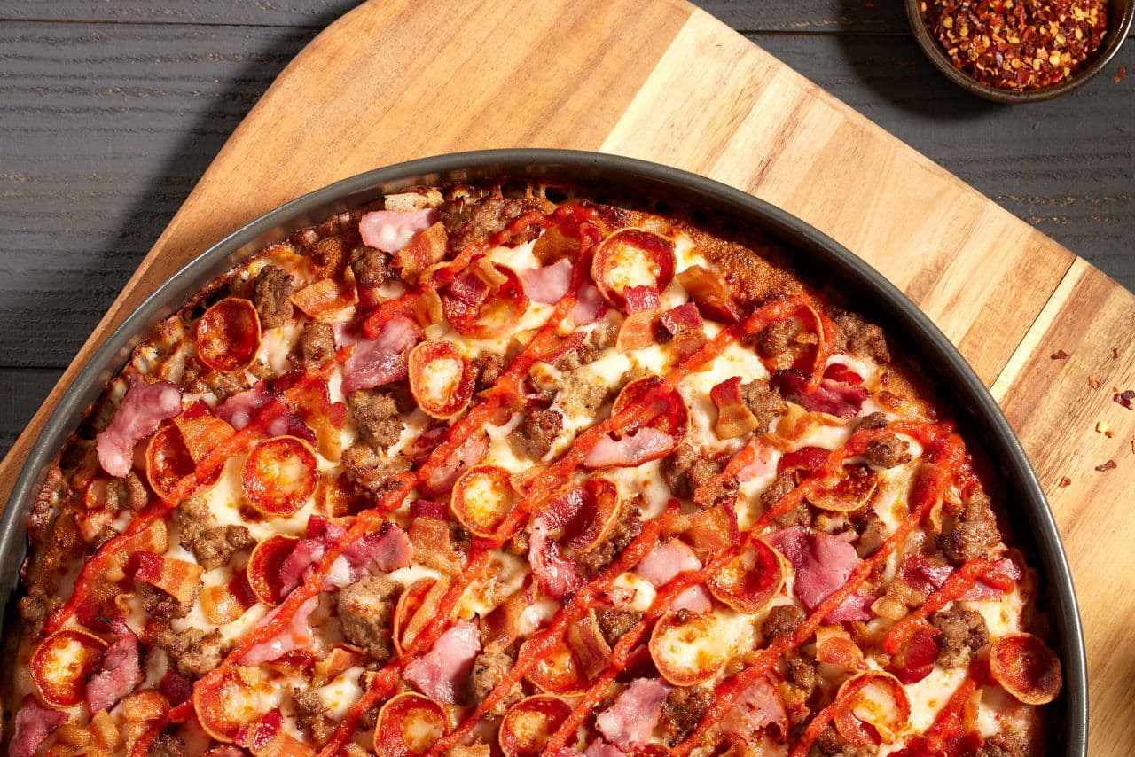 Epic Five Meat Pizza
