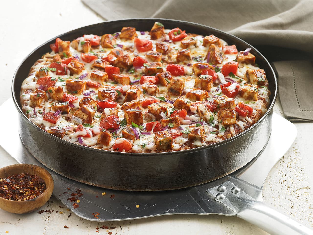 Barbeque Chicken Pizza BJ's Signature Deep Dish Pizza BJ's Menu